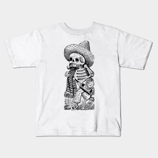 Calavera of Francisco I. Madero Kids T-Shirt